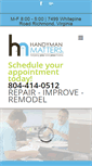 Mobile Screenshot of handymanmatters-richmond.com