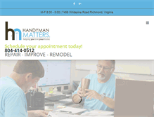 Tablet Screenshot of handymanmatters-richmond.com